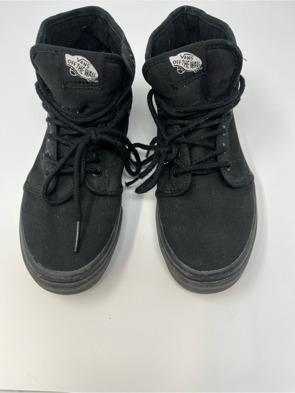 Vans Black High-Top Canvas Sneakers - Men's